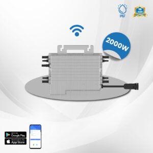 Deye Wechselrichter 2000W SUN-M200G4-EU-Q0 Photovoltaik WIFI Mikrowechselrichter  (drosselbar auf 800W/600W)